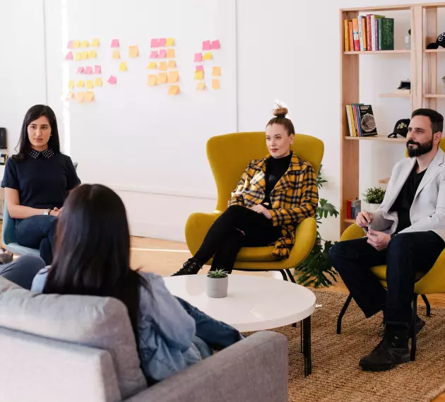 people sitting at a table